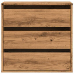 Berkfield Corner Chest Of Drawers Artisian Oak 60X41X58 Cm Engineered Wood - thumbnail 4