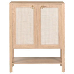 Beliani Shoe Storage Cabinet Beaulac Light Brown - thumbnail 5