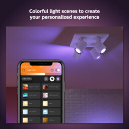 Philips Hue Argenta White And Colour Ambiance Quadruple Spotlight White - thumbnail 3