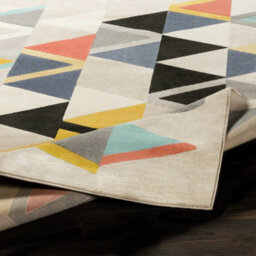 Livabliss City-Geometric Taupe Yellow Black Orange Living Dining Bedroom Rug 80 X 220 Cm Easy Care, Non Shedding - thumbnail 4