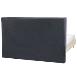 Beliani Bed Fabric Izernore 160 X 200 Cm (Eu King Size) Dark Grey - thumbnail 5
