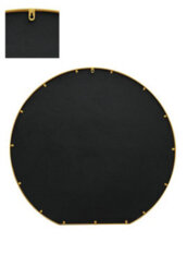 Mirroroutlet The Circulus Gold Framed Flat Bottom Circular Wall Mirror 105Cm X 100Cm - thumbnail 6