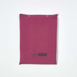 Homescapes Plum Egyptian Cotton Flat Sheet 200 Tc, Double - thumbnail 5