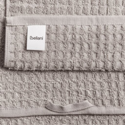 Beliani Set Of 11 Towels Atai Cotton Light Grey - thumbnail 7