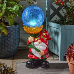 Marco Paul Solar Power Woodland Wizard Garden Ornament Colour Changing Light Outdoor 45Cm - thumbnail 3