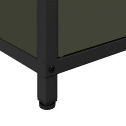 Berkfield Kitchen Storage Cabinet With Shelf With Door Olive Green Steel - thumbnail 9