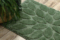 RugsX Bathroom Rug Supreme Stones, Non-Slip, Soft - Green 50X80 Cm - thumbnail 5