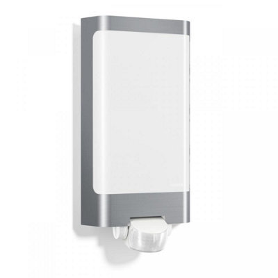 Steinel L 240 S Silver Led Wall Light Stainless Steel Trim Adjustable Pir Motion Sensor Impact Resistant - image 1