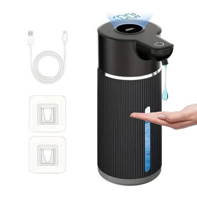 Black Automatic Soap Dispenser 420Ml Touchless Electric Liquid Hand Soap Dispenser - image 1
