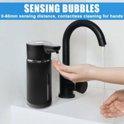 Black Automatic Soap Dispenser 420Ml Touchless Electric Liquid Hand Soap Dispenser - thumbnail 4