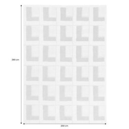 Sweeek - Indoor Rug With Geometric Patterns In Cream 290X200 Cm - Eve - thumbnail 4