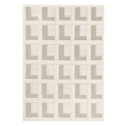 Sweeek - Indoor Rug With Geometric Patterns In Cream 290X200 Cm - Eve - thumbnail 1