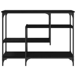Walplus Console Table With Shelf Black Oak 100 X 35 X 75 Cm - thumbnail 5