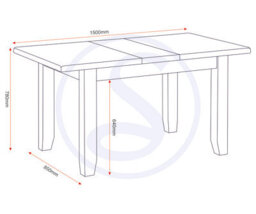 Seconique Windsor Extending Dining Table Real Natural Oak Part Assembled - thumbnail 7