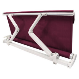 Sundaze 4 X 3M Manual Awning Garden Patio Canopy Sun Shade Shelter Retractable With Fittings And Crank Handle Wine Red - thumbnail 7