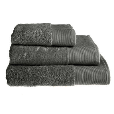 Allure Bath Fashions Marlborough Bamboo Bath Towel - Graphite - image 1