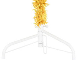 Berkfield Slim Artificial Half Christmas Tree With Stand Gold 180 Cm - thumbnail 7