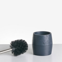 Beliani 5-Piece Bathroom Accessories Set Yarapa Dark Blue - thumbnail 6