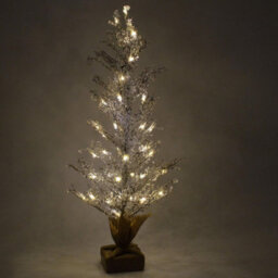 Shatchi 18In Pre-Lit Christmas Tree Battery Usb Operated Warm White Lights Home Window Decor - thumbnail 4
