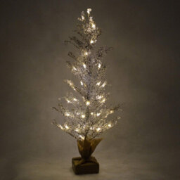 Shatchi 18In Pre-Lit Christmas Tree Battery Usb Operated Warm White Lights Home Window Decor - thumbnail 3