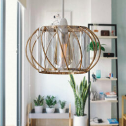 Ledsone Modern Crystal Glass Lamp Cage Ceiling Light Fixture - thumbnail 3