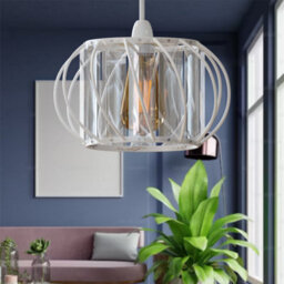 Ledsone Modern Crystal Glass Lamp Cage Ceiling Light Fixture - thumbnail 4