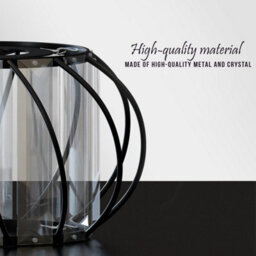 Ledsone Modern Crystal Glass Lamp Cage Ceiling Light Fixture - thumbnail 6