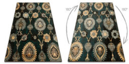 RugsX Wool Carpet Polonia Olivo Ornament Patyna Green 300X400 Cm - thumbnail 2