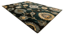 RugsX Wool Carpet Polonia Olivo Ornament Patyna Green 300X400 Cm - thumbnail 1