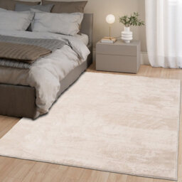 Homeart Soft Area Rugs, Anti-Slip, Machine Washable Fluffy Carpet For Living Room Bedroom Kitchen, Cream, 140X200 Cm - thumbnail 5