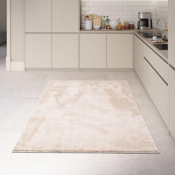 Homeart Soft Area Rugs, Anti-Slip, Machine Washable Fluffy Carpet For Living Room Bedroom Kitchen, Cream, 140X200 Cm - thumbnail 7