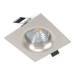 Satin Nickel Flush Square Downlight Led Spotlight 6W For Walls And Ceilings