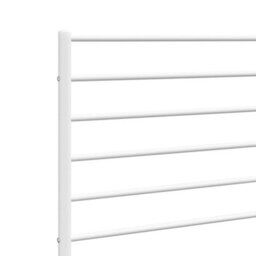 Berkfield Metal Headboard White 150 Cm - thumbnail 6