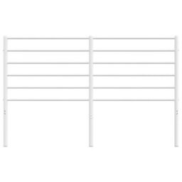 Berkfield Metal Headboard White 150 Cm - thumbnail 4