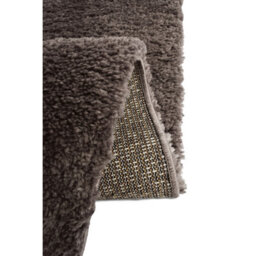 Melrose Super Soft Venus Shaggy Snuggly Plain Charcoal Area Rug 120/170Cm - thumbnail 5