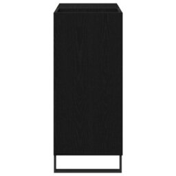 Walplus Record Cabinet Black Oak 85 X 38 X 89 Cm Engineered Wood - thumbnail 6