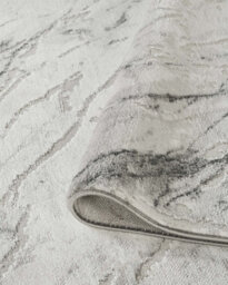 Novu Modern Abstract Living Room Area Rug Metallic Sheen- Valley Grey 160Cm X 230Cm - thumbnail 3