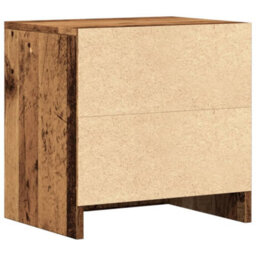 Berkfield Bedside Cabinets 2 Pcs Old Wood 40X30X40 Cm Engineered Wood - thumbnail 7