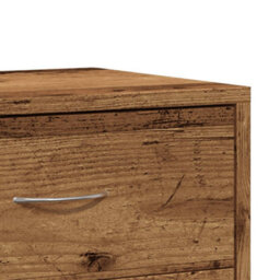 Berkfield Bedside Cabinets 2 Pcs Old Wood 40X30X40 Cm Engineered Wood - thumbnail 8
