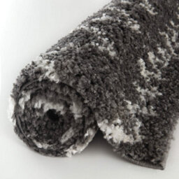 The Rugs Moroccan Shaggy Rugs And Runners Soft Fluffy Tribal Design High Pile Dark Grey And Ivory Living Room Kitchen Hallway 940 - thumbnail 9
