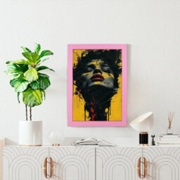 "AK Frames Sleek 19X13"" Pastel Pink Thin Modern Picture Frame - Slim And Design For Posters, Prints And Photos - Elegant Wall Frame Decor" - thumbnail 4