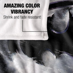 DC comics Batman Chalk Dust Blanket Multicoloured (One Size) - thumbnail 4