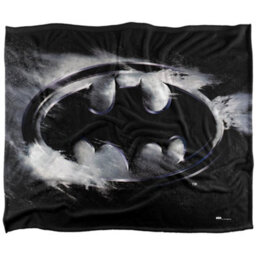 DC comics Batman Chalk Dust Blanket Multicoloured (One Size) - thumbnail 2