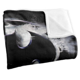 DC comics Batman Chalk Dust Blanket Multicoloured (One Size) - thumbnail 3