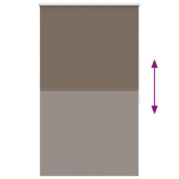 Berkfield Reflective Roller Blind Blackout 100 X 175 Cm Coffee - thumbnail 9