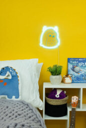 Fizz Creations Squishmallows Winston The Owl Usb Neon Wall Light Blue Led - thumbnail 4