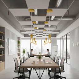 E27 Industrial Pendant Light Yellow Ceiling Lamp With Adjustable Cable Hanging Light Fitting For Kitchen Dining Room - thumbnail 7