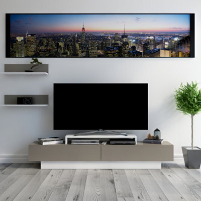 Decorotika Lusi Tv Stand Tv Unit For Tvs Up To 80 Inch Galaxy White - image 1