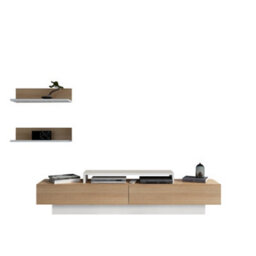 Decorotika Lusi Tv Stand Tv Unit For Tvs Up To 80 Inch Galaxy White - thumbnail 3