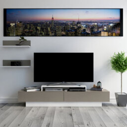 Decorotika Lusi Tv Stand Tv Unit For Tvs Up To 80 Inch Galaxy White - thumbnail 1